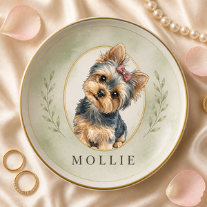 Custom Pet Portrait Jewelry Plate — Watercolor Cameo with Name - Personalized Jewelry Plate a433e331-ed55-41b6-96fb-db6ab1112619.png