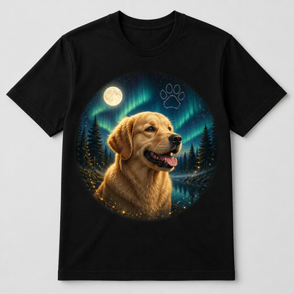 Custom Pet Under Aurora Night – Photo-to-Fantasy Tee - Personalized T-shirt a439ad50-fc99-4044-ac48-132ce4aac75b.png