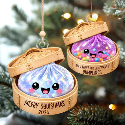 Personalized 2D Glitter Dumpling Ornament, Squishy Ornament 2026, Custom Name Squishy Ornament,Christmas Ornaments for Kids, Xmas Keepsake a45d71be-c154-484e-944c-2176e753cfe5-fdrfere-2-.webp