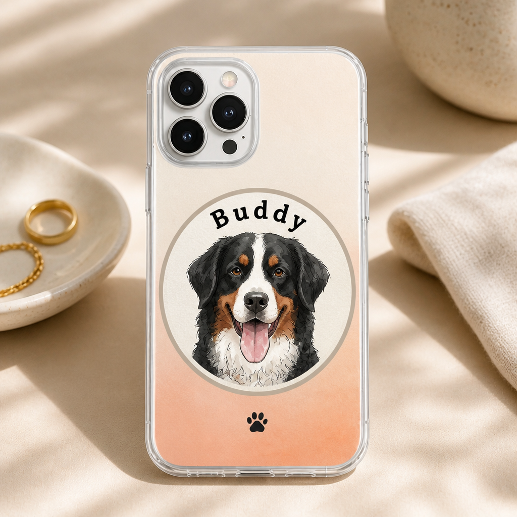 Custom Pet Portrait Phone Case – Arch Badge Edition - Personalized Phonecase a461b47d-28f0-4e2c-b7fe-712a9ee0dd53.png