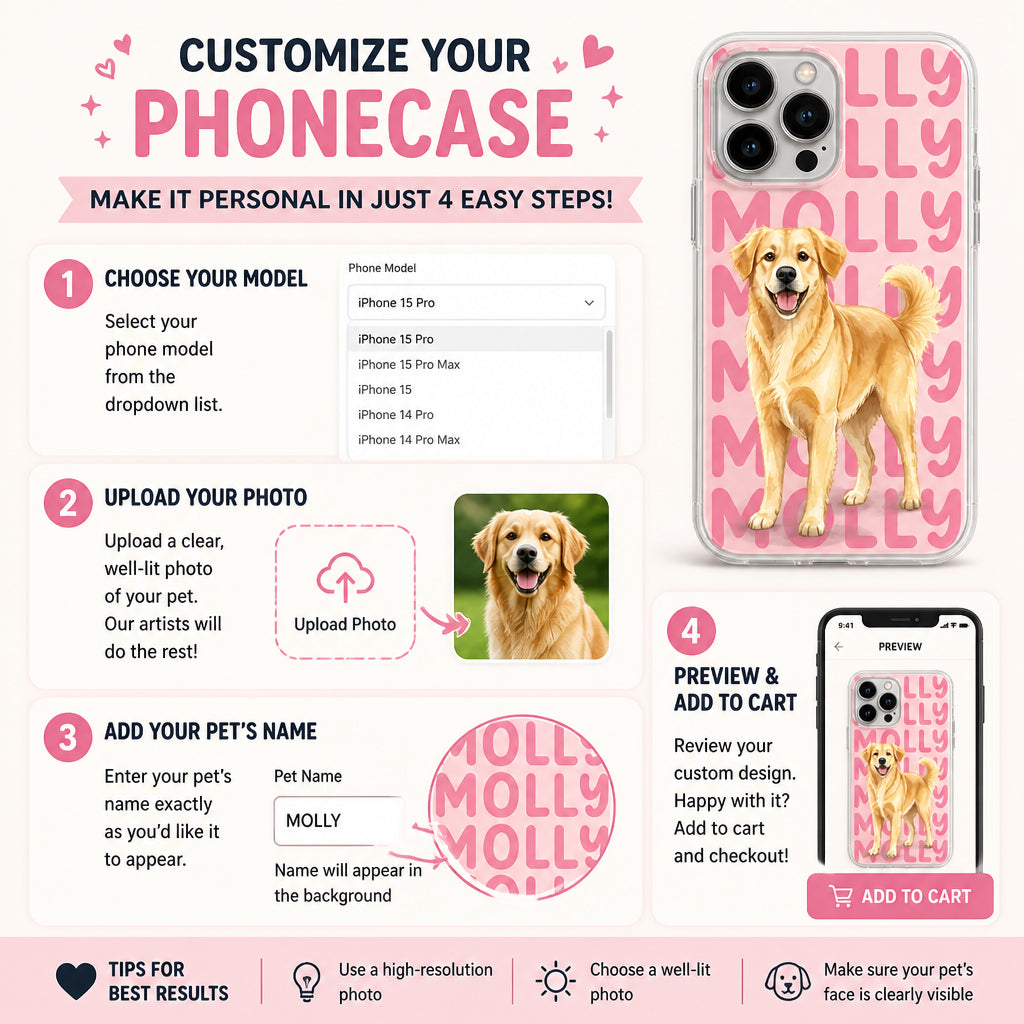 Custom Pet Portrait + Name Phone Case - Personalized Phonecase a46990b3-99a6-4b78-9160-a828d2b96c5a.jpg