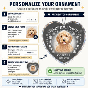 Forever Loved Pet Portrait Crystal Heart Ornament - Personalized Crystal Ornament a473156b-f5d6-4108-827c-1c562c7c4ce5.jpg