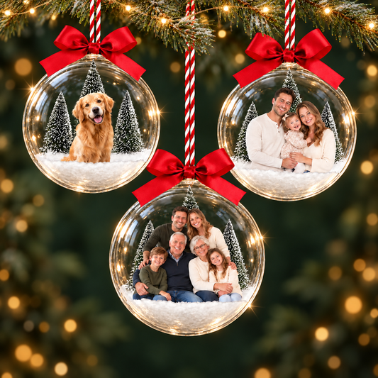 Personalized Family Photo Snow Ball Bauble Ornament, Custom Photo Gift For First Christmas As Family, Special Holiday Decor Family Picture Keepsake a4890828-a80d-4d6f-b389-21146b274c20-Ba-qu-c-u-Noel-l-p-l-nh.png