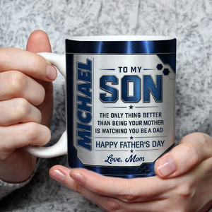 Watching You Being A Dad - Personalized Custom 3D Inflated Effect Mug
