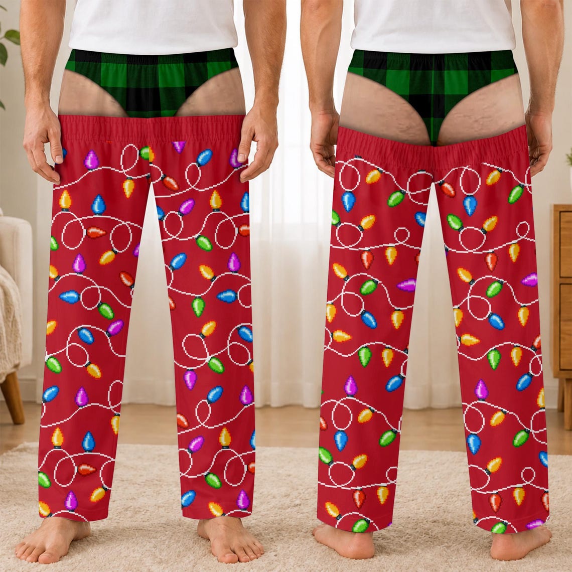 Funny Christmas Pajama Pants, Underwear Illusion Sweatpants, Ugly Xmas Lounge Pants a4a520ff-c06e-47d9-95fe-44824c58d1f9-6.jpg