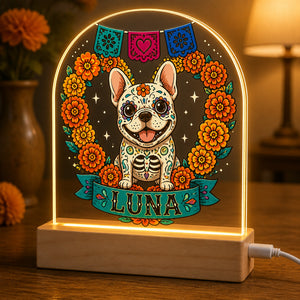 Custom Sugar Skull Pet LED Night Light – Photo to Calavera Art - Personalized 3D LED Light Wooden Base a4aa1649-a755-4c67-a15c-88bcc57c4de1.jpg