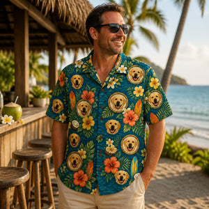Custom Pet Face Tropical Hawaiian Shirt (AOP) - Personalized Hawaiian Shirt a4afbdcc-de49-45b8-acd4-56e879388003.jpg
