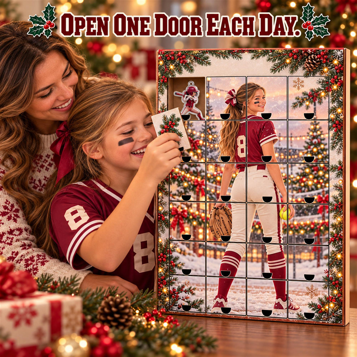 Personalized Softball Advent Calendar with 24 Custom Photo Acrylic Ornaments, Player Number Christmas Gift for Softball Family and Coach a4b9793d-97cb-49e5-9f26-8244633d4fd8-il_fullxfull.8648768349_4vfy.jpg