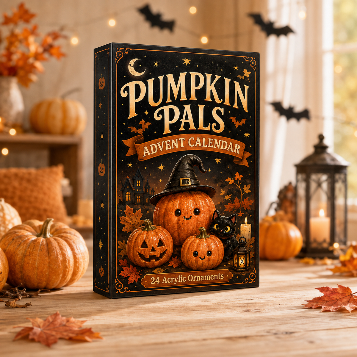 Pumpkin Pals Advent Calendar 2026 - 24 Day Spirits Countdown, Acrylic Charms Blind Box - Gift For Pumpkin Lovers a4bbf21f-d91f-490e-a1da-1747678cb655-box.png