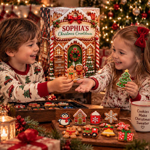 Personalized Gingerbread Advent Calendar, 24 Christmas Ornaments Countdown, Cute Holiday Decor, Custom Name Xmas Gift for Family a4c4e87b-b64b-41d0-af7f-84b72151ce28-il_1588xN.8589106329_7r1j.jpg