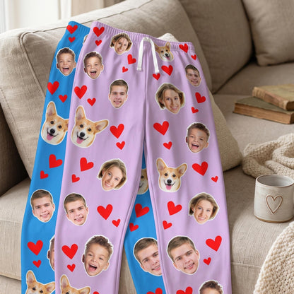Personalized Photo Pajama Pants ,Custom Face Sleepwear, Christmas Gifts for Family a4d7b8dc-3fe6-4c93-860b-6a1507045f69-il_fullxfull.8578074063_ev87.jpg