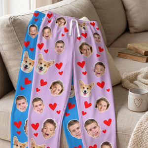 Personalized Photo Pajama Pants ,Custom Face Sleepwear, Christmas Gifts for Family a4d7b8dc-3fe6-4c93-860b-6a1507045f69-il_fullxfull.8578074063_ev87.jpg