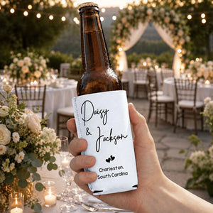 Wedding Cheers - Personalized UV Printed Cup Cover - Wedding Gift a4da5414-1b7f-43a4-ae46-871a40d07920-3.webp