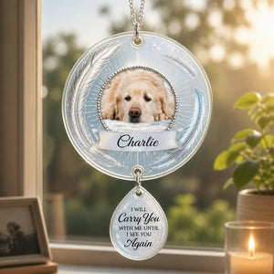 Angel Halo Pet Memorial Suncatcher with Photo & Charm - Personalized 1 Layered Suncatcher with Charm a4fdbaee-e4dd-4dbb-9635-ac4c4518ba8c.jpg