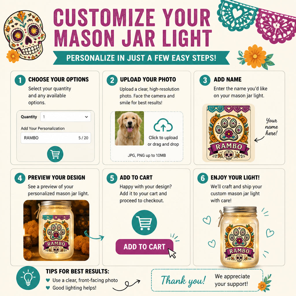 Day of the Dead Pet Memorial Mason Jar Light – Custom Name - Personalized Mason Jar Light a51520ed-f5ee-42d1-a121-b6d5a67c9668.jpg