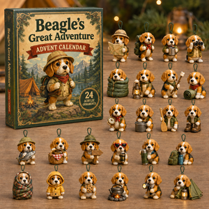 Beagles Great Adventure Advent Calendar 2026 - 24-Day Festive Countdown, Acrylic Charms Blind Box - Gift For Beagle Lovers a539b660-cd7e-4903-9ce2-67acb9b74281-beagle-box-charms.png