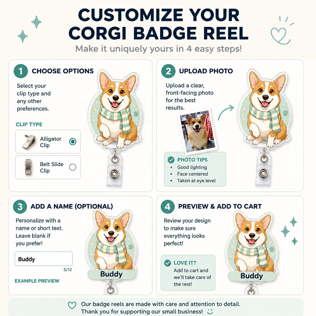 Custom Pet Portrait Badge Reel – Die-Cut Acrylic Topper - Personalized Custom Shape Badge Reel a5624cb5-14f3-4f33-b7b4-ec76a0f079df.jpg