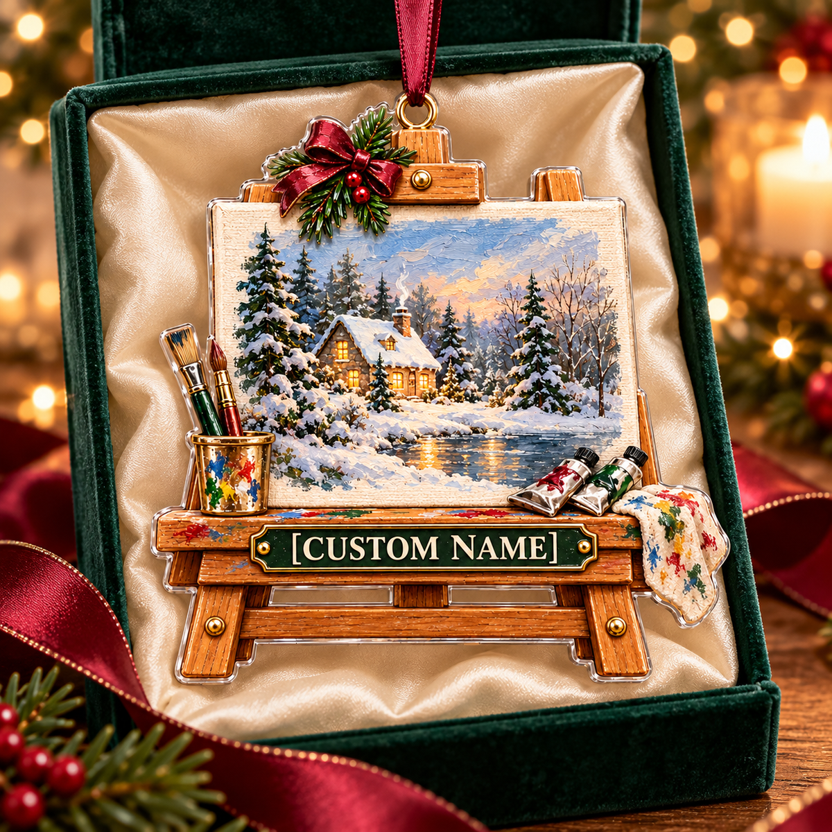 Personalized Artist Christmas Ornament – Winter Landscape Painting Easel with Custom Name, Gift for Painters a57d2c04-f755-4648-bf3b-494b722f486c-Image-Sep-29-2026-01_57_11-PM-3.png