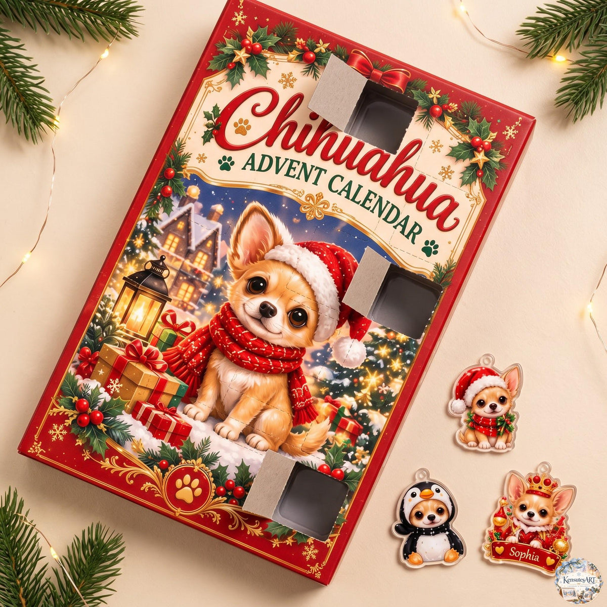 Chihuahua Advent Calendar 2026 | 24 Day Christmas Countdown with Personalized 2D Name Ornament a58328e5-bb15-469a-ad31-6b535a32dac3-il_fullxfull.8595552764_k1i5.jpg