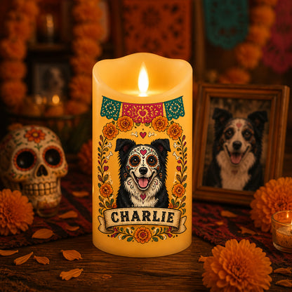 Custom Pet Sugar Skull Portrait LED Memorial Candle - Personalized Custom Led Flameless Candle a584bb1a-e7f0-46e7-9244-424ff775ea27.jpg