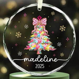 Personalized Christmas Tree Ornament 2026 – Custom Name Glass Ornament with Bow, Unique Holiday Gift for Her or Family a588942a-fbda-4361-8fa5-46ea074b81ad-5.jpg