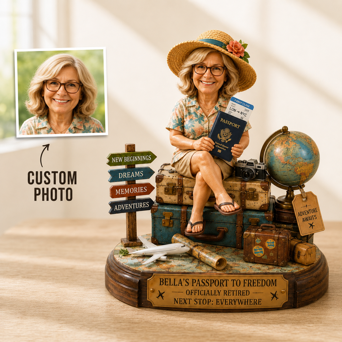 Personalized Retirement Wooden Block for Women, Custom Photo Retirement Gift, Travel Lover Keepsake, Passport to Freedom Decor a58f26e9-ea99-4035-a3fc-91aa6b5d10a1-Image-Aug-14-2026-10_41_32-AM-4-.png