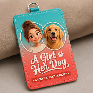 A Girl & Her Dog – Photo Portrait Leather Luggage Tag - Personalized Personalized Leather Luggage Tag a5b0fe81-9399-45c5-af0b-1e4a03b3cd1c.jpg