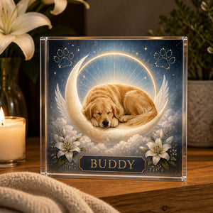 Angel Pet Memorial Acrylic Plaque – Photo Portrait + Name - Personalized Acrylic Plaque a5b86188-96de-440c-a88e-78fd8df39992.jpg