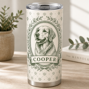 Vintage Engraved Pet Portrait Tumbler – Custom Photo + Name - Personalized Tumbler a5d27dd6-c131-4233-bc8c-23dc39b31966.png