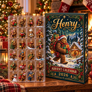 Personalized Name Bigfoot Christmas Advent Calendar, Custom Name Sasquatch Charm Blind Box a5dc92c2-24b7-469f-a2ba-0966676b7959-il_1588xN.8642878473_iz10.jpg