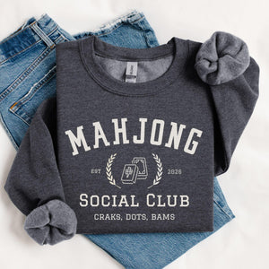 Mahjong Sweatshirt, Mahjong Lover Gift, Mahjong Social Club Sweatshirt, Mahjong Group Sweatshirt, Mahjong Club Shirt, Mahjong Night Shirt a5e7ec75-adf9-44bb-ade3-03730270939f-4.jpg