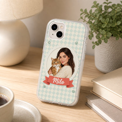 Framed Photo-to-Illustration Pet Portrait Phone Case with Name - Personalized Phonecase a6057c2b-4fa0-4d7d-a9c5-44c587d7d4fc.jpg