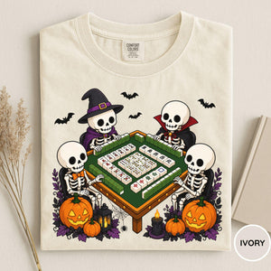 Comfort Colors Halloween Mahjong Shirt, Halloween Skeleton Mahjong Tee, Mahjong Lover Shirt, Mahjong Lover Gift, Funny Mahjong Lover Shirt a62b5d2c-7078-4418-9d6b-273d24b2217f-3.jpg