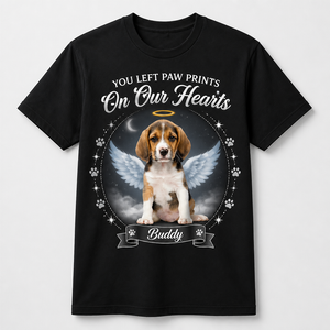 Pet Memorial Photo Tee – You Left Paw Prints On Our Hearts - Personalized T-shirt a63b2e4f-74a2-41f4-a250-9b004f26cd5c.png