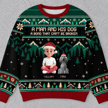 Custom Ugly Sweatshirt - Personalized Christmas Birthday Gifts For Dog Cat Lovers, Dog Dad And Mom, Cat Owners - Forever My Favorite Buddy a63ecca9-5444-4523-9a82-bb14b5ff4fae-download.png