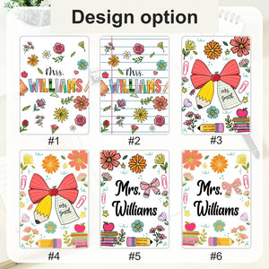 Custom Teacher Name Clipboard,Teacher Appreciation Gift,Personalized School Pencil Board,Classroom Decor,Back to School Gift from Students a6739e52-fccb-4f22-89de-ff40c0833fb1-3.jpg
