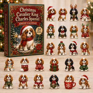 Christmas Cavalier King Charles Spaniel Advent Calendar 2026 - 24-Day Festive Countdown, Acrylic Charms Blind Box - Gift For Dog Lovers a6756edf-75c7-4c60-af44-f5af1a6b1137-cavalier-king.jpg