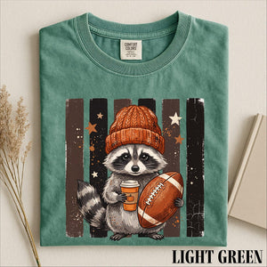 Raccoon Football Shirt, Cute Game Day Graphic Tee, Fall Sports Animal Shirt, Football Season Comfort Colors T-Shirt Gift a690e68c-4dc5-4f0c-82e0-26d8f6124b55-7.jpg