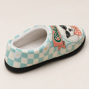 Custom Pet Name Sunglasses Dog Fleece Slippers - Personalized Fleece Slipper a6a37eda-959b-4d07-9c18-1a49c462d4ca.jpg