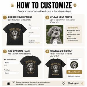 Forever In My Heart Pet Memorial Photo Tee - Personalized T-shirt a6ac9b38-7144-4c1a-877b-62fb6854c40d.jpg