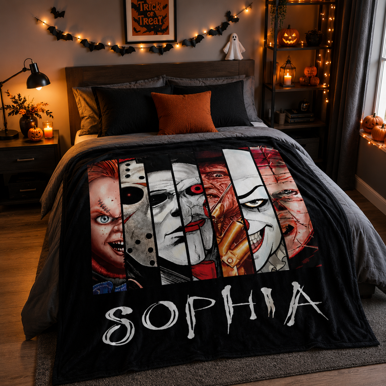 Custom Horror Blanket, Personalized Halloween Name Blanket, Movie Scary Characters Throw, Birthday, Christmas, Thanksgiving Gift for Son Dad a6af048f-6765-4239-afd6-4f28c2c5c434-533700aa-984b-43d3-91f2-2213d8530fb3.png