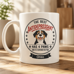 Best Antidepressant Has 4 Paws – Personalized Dog Name Mug - Personalized Mug a6b7eda8-8383-4aaa-a6c3-0465ad4c35ef.png
