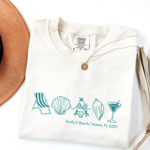Custom Beach Bachelorette Comfort Colors Shirt, Coastal Bride Trip Tee, Bikini Shell Cocktail Party Shirt a6bddb6c-973b-4984-bb53-70697104321b-3.jpg