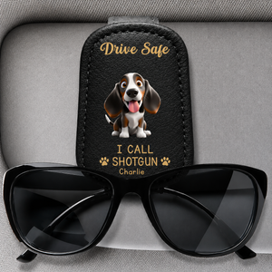Funny Dog Custom Photo Drive Safe Daddy Sunglasses Holder: Personalized Sunglasses Holder For Dog Dad With Dog, Fathers Day, Gift For Dad, Grandpa