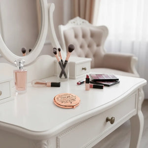 I See Beauty In You - Personalized Custom Compact Mirror