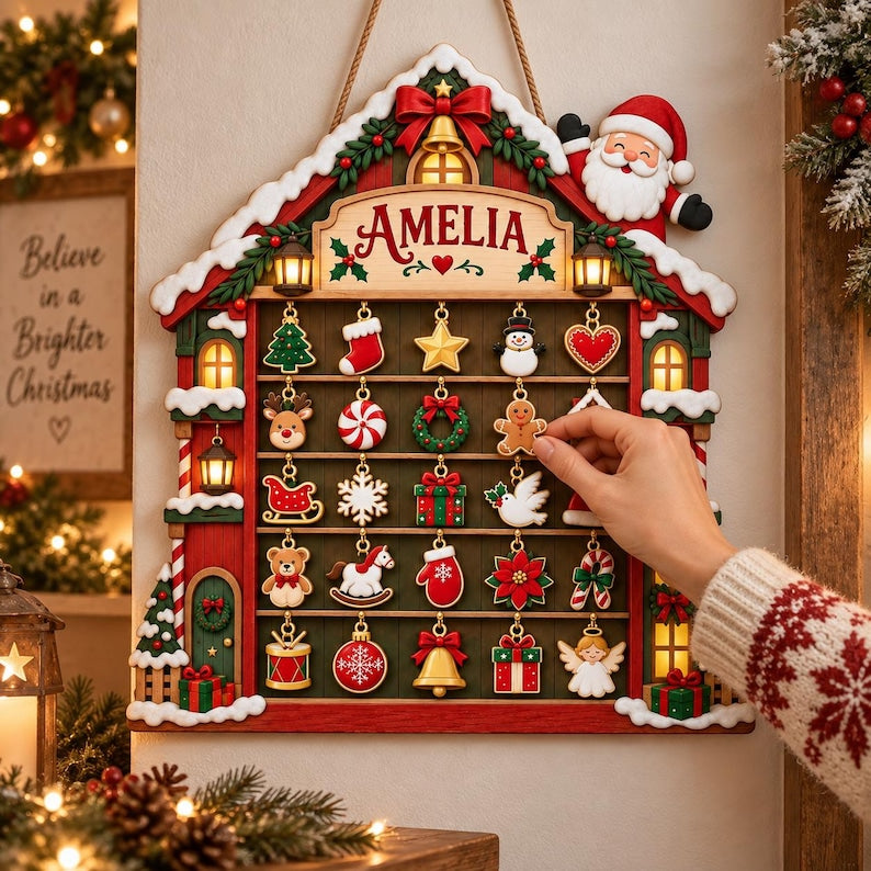 Wooden Advent Calendar Christmas House, Personalized Christmas Countdown Calendar, 24 Days Holiday Decor, Kids Christmas Gift, Family Decor a6ec60f6-ac0d-4280-8d77-83003800632e-il_794xN.8509479120_ovbx.jpg