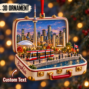 Personalized 3D Toronto Suitcase Christmas Ornament – Toronto Canada Travel Souvenir & Gift for Toronto Lovers a6f75ad0-6c3c-4082-bb2a-6eaf710734b1-Sculptural-Toronto-Christmas-Suitcase-Ornament.png