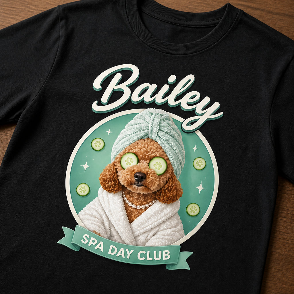 Custom Pet Spa Day Portrait Tee - Personalized T-shirt a7081301-3f0a-4ece-b103-440f2370dd09.jpg