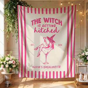 Witch Bachelorette Banner Halloween Witch Is Getting Hitched Tapestry Personalized Bachelorette Sign Decor Bachelorette Backdrop Skeleton a70ccb52-c54d-49b1-83e0-7c504d94a41d-2.jpg