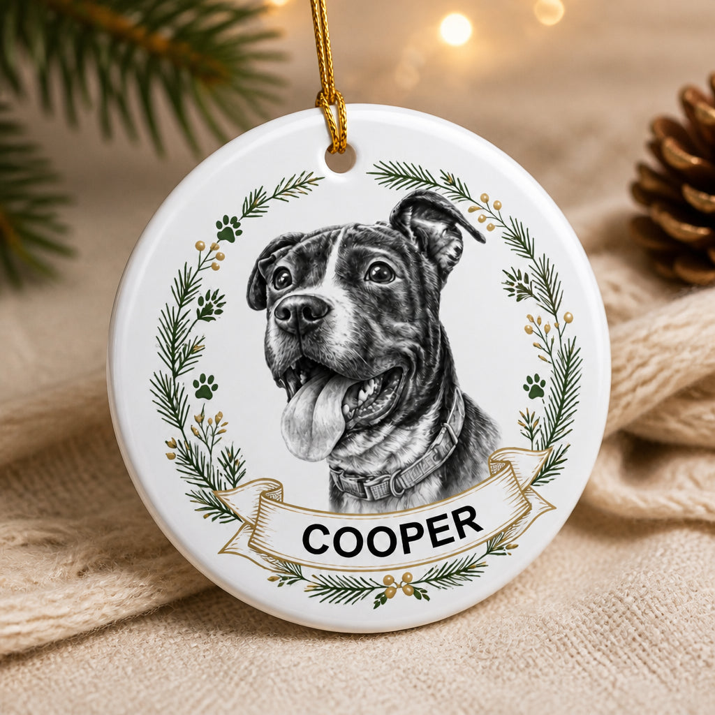 Custom Pet Portrait Ornament – Etched Wreath Edition - Personalized Ornament a714b216-29b0-4083-8961-4d52990d7b6e.jpg